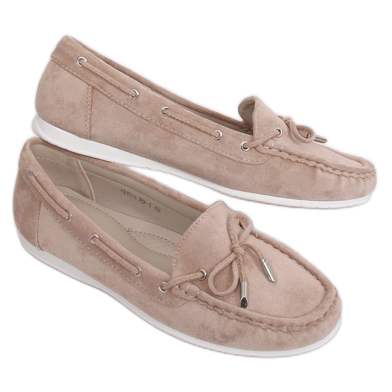 Mocassins bege feminino RQ-1 bege