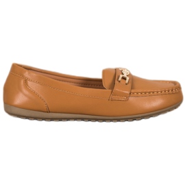 Fama Mocassins marrons elegantes marrom