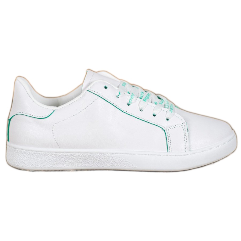 SHELOVET Sapatos superesportivos branco verde