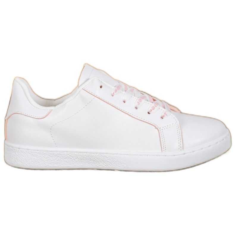 SHELOVET Sapatos superesportivos branco rosa