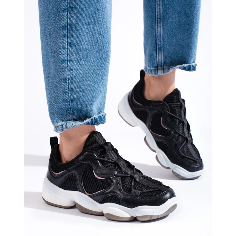 Kylie Tênis Pretos Elegantes