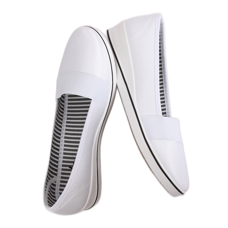 Bailarinas de cunha branca S81B001 Branco