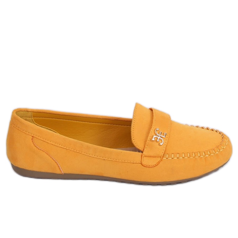Mocassins de mel feminino B2020 amarelo
