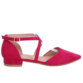 Bailarinas com corte fúcsia S-880 Fushia rosa