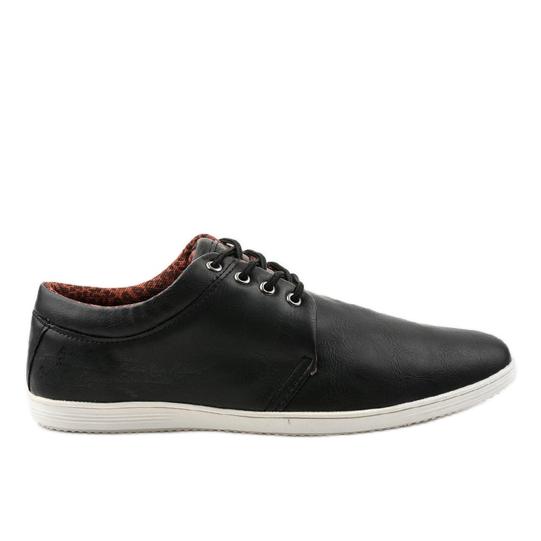 Sapatos casuais masculinos negros SD5321-4 preto
