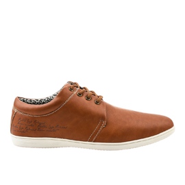 Sapatos casuais masculinos marrons SD5321-6 marrom multicolorido