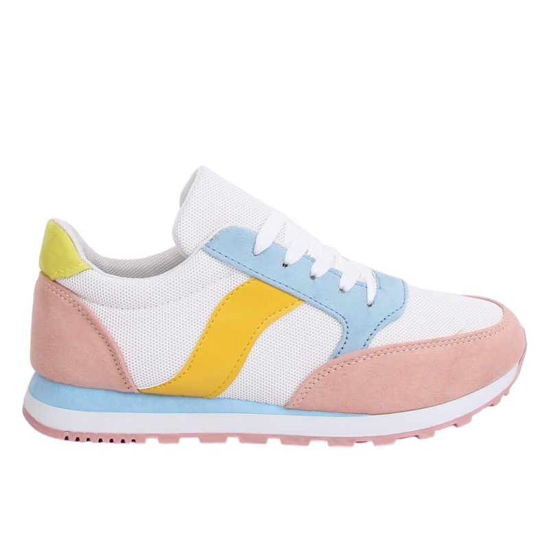 Sapatos esportivos multicoloridos BL191P Branco