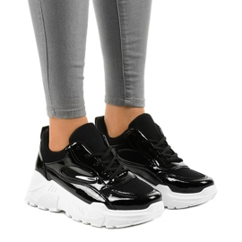 Sapatos esportivos da moda pretos MS381E