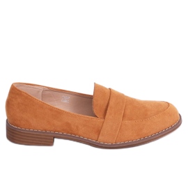 Mocassins camelo feminino T366P Camel marrom
