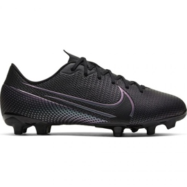 Chuteiras de futebol Nike Mercurial Vapor 13 Academy FG / MG Jr AT8123 010 preto cinza