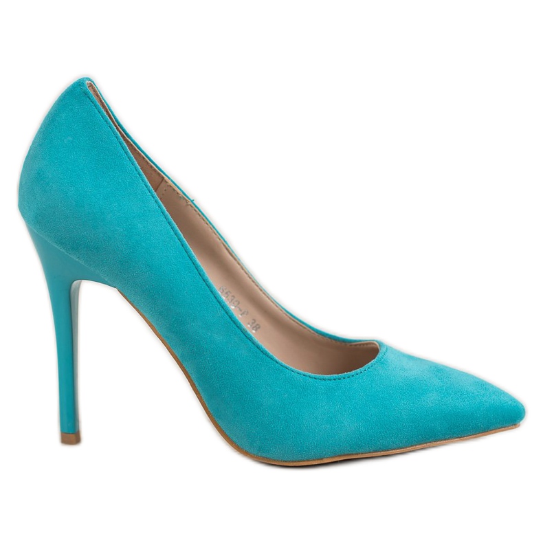 R'S Salto de camurça azul