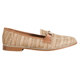 Seastar Mocassins de palha bege marrom