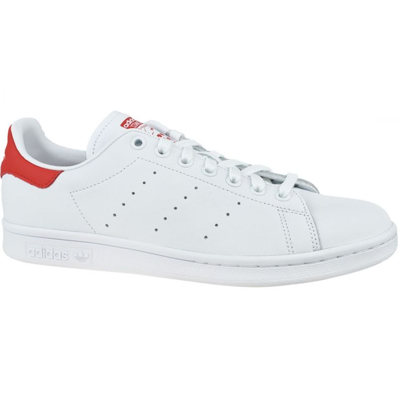 Sapatos Adidas Stan Smith M EF4334 branco vermelho