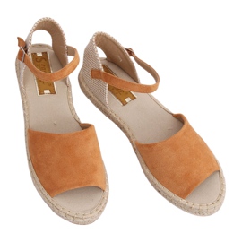 Espadrilles cut camel BB28P Camel marrom