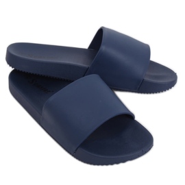 Chinelos femininos azul marinho CK78P Blue azul-marinho