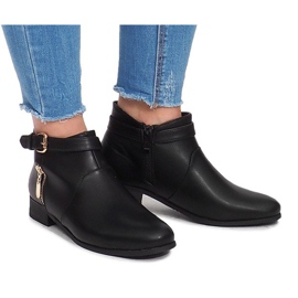 Botas com zíper 288-89 preto