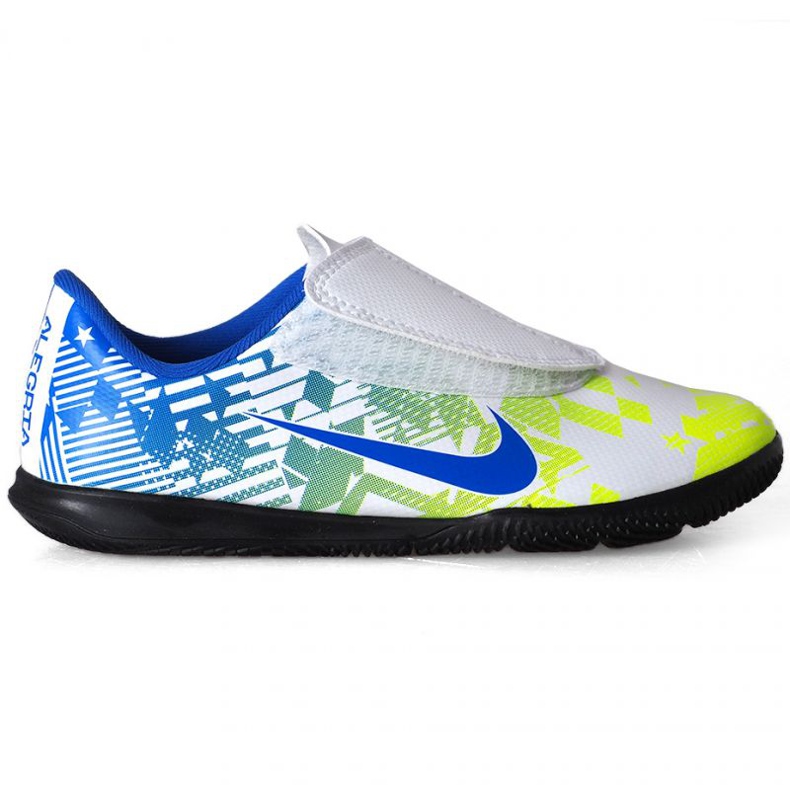 Nike Mercurial Vapor 13 Club Njr Ic PS (V) Jr AT8171 104 chuteiras preto branco Nike Mercurial Vapor 13 Club Njr Ic PS (V) Jr AT8171 104 chuteiras preto branco