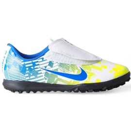 Nike Mercurial Vapor 13 Club Njr Tf PS (V) Jr AT8176 104 chuteiras branco branco
