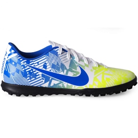 Chuteiras de futebol Nike Mercurial Vapor 13 Club Njr Tf M AT8000 104 multicolorido branco