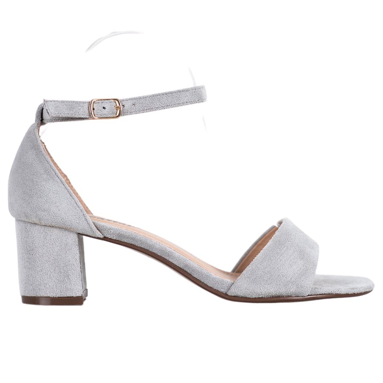 Seastar Sandálias de salto alto confortáveis cinza