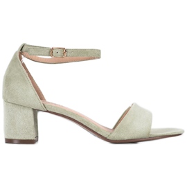 Seastar Sandálias de salto alto confortáveis verde