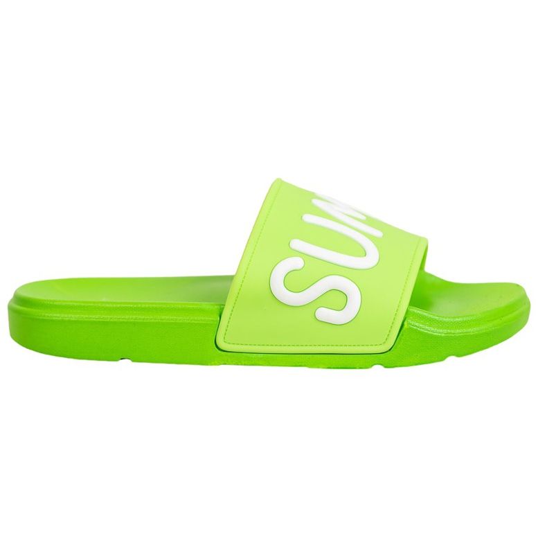 SHELOVET Chinelos de borracha verde