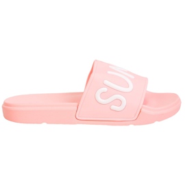 SHELOVET Chinelos de borracha rosa