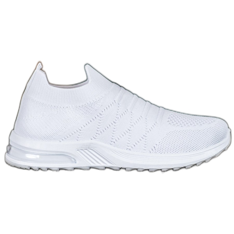 Diamantique Sapatos Slip-On Brancos