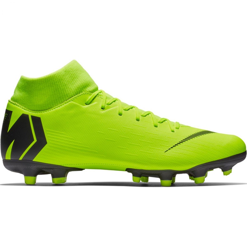 Chuteiras Nike Mercurial Superfly 6 Academy FG / MG M AH7362 701 azul marinho verde