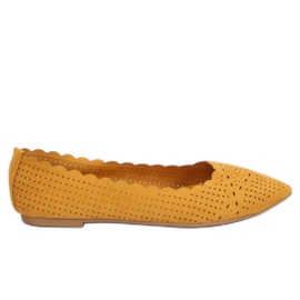 Honey openwork ballerinas NK18P Yellow amarelo Honey openwork ballerinas NK18P Yellow amarelo