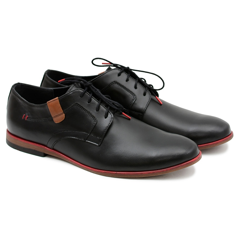 Bednarek Polish Shoes Brogues Masculino Bednarek Elegante Couro Preto Nikolas