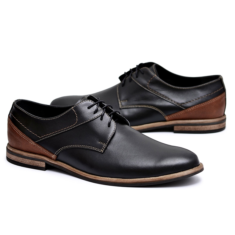 Bednarek Polish Shoes Brogues Masculino Bednarek Elegante Couro Preto Marcelo