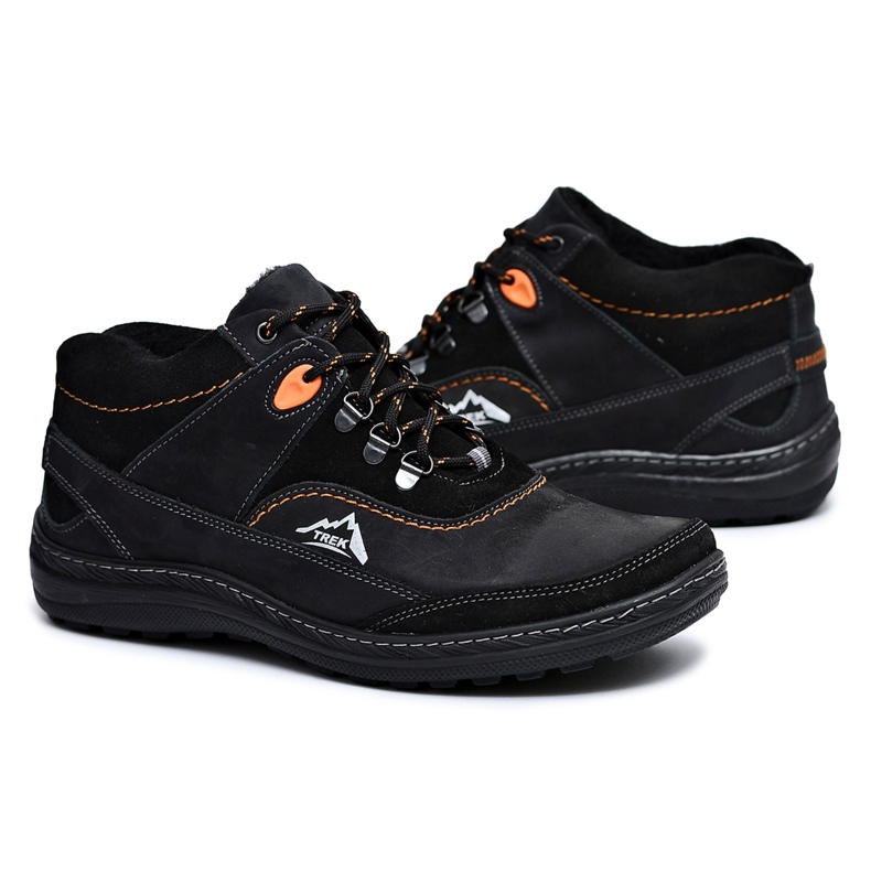 Mario Boschetti Tênis masculino de trekking preto quente Rekko