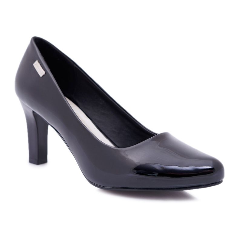 Sapatilhas femininas Sergio Leone Black Lacquered Orsola preto