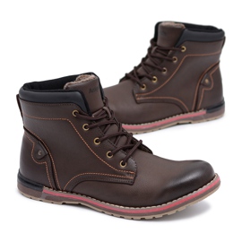 Ax Boxing Botas quentes Gibson marrom masculino castanho