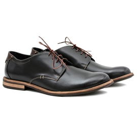 Bednarek Polish Shoes Sapatos elegantes masculinos pretos Feliciano