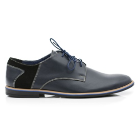 Bednarek Polish Shoes Brogues Masculino Bednarek Elegante Couro Azul Marinho Biagio azul-marinho