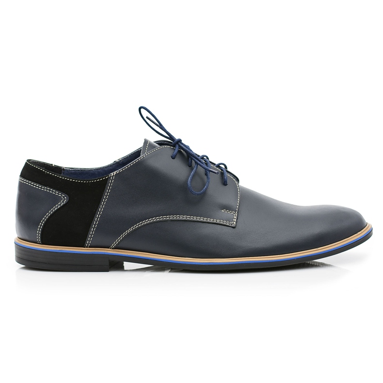 Bednarek Polish Shoes Brogues Masculino Bednarek Elegante Couro Azul Marinho Biagio