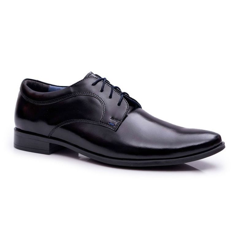 Bednarek Polish Shoes Brogues Masculino Bednarek Elegante Couro Lacado Preto Gaspare