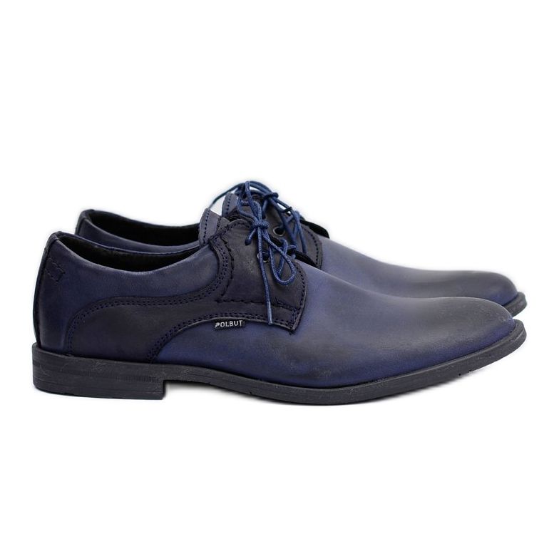 Polbut Sapatos Clássicos Masculinos Azul Marinho Martel
