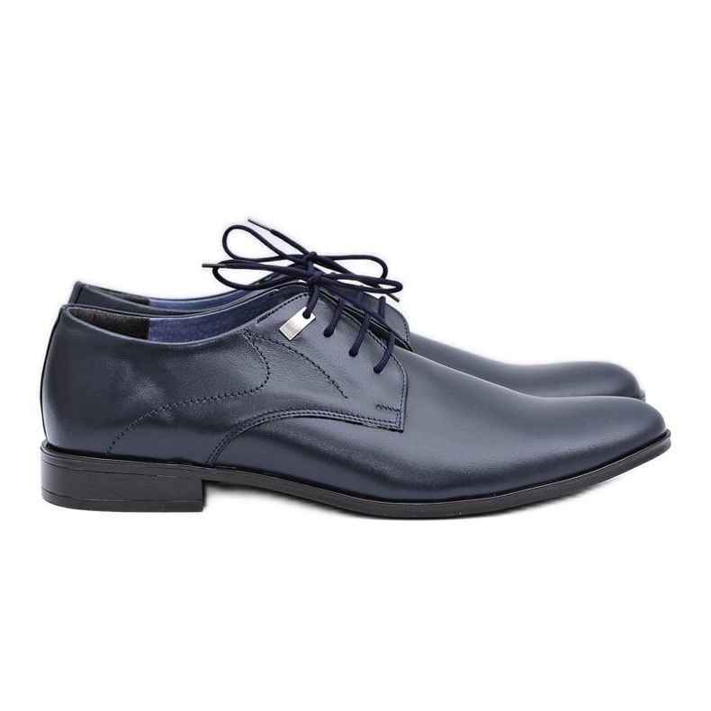Mario Boschetti Damaso Sapatos Formais Elegantes Azul Marinho