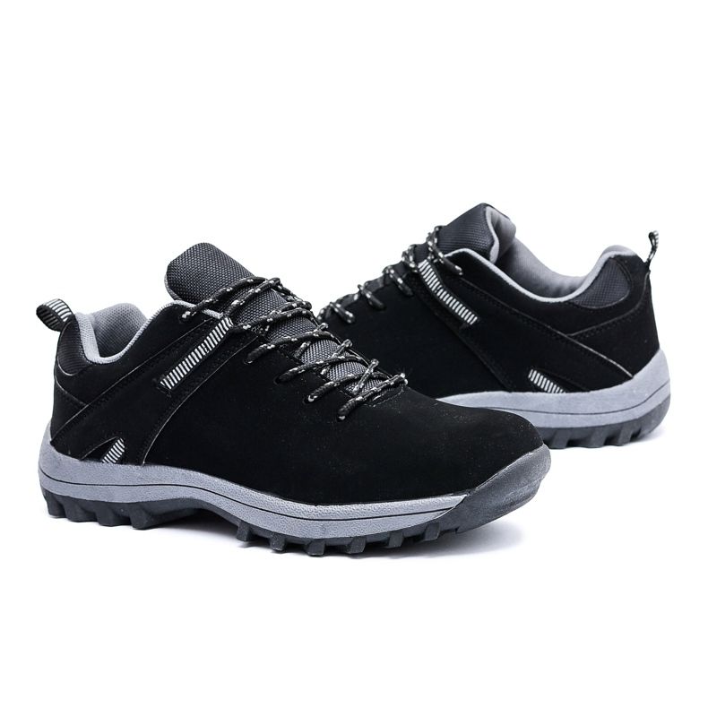 Sapatos de Trekking Highlander para homens negros preto