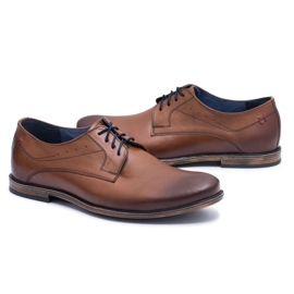 Sapatos James Nikopol Castanho Couro Masculino marrom