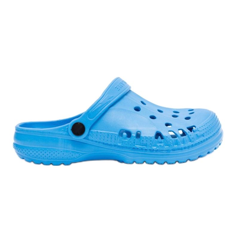 Flameshoes Chinelos femininos azuis claros crocs Eva azul