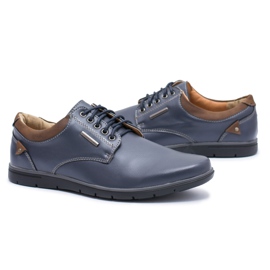 Efrato Azul Marinho Masculino Brogues azul-marinho