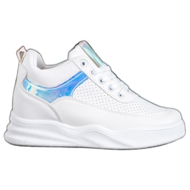 Renda Tênis de couro ecológico branco