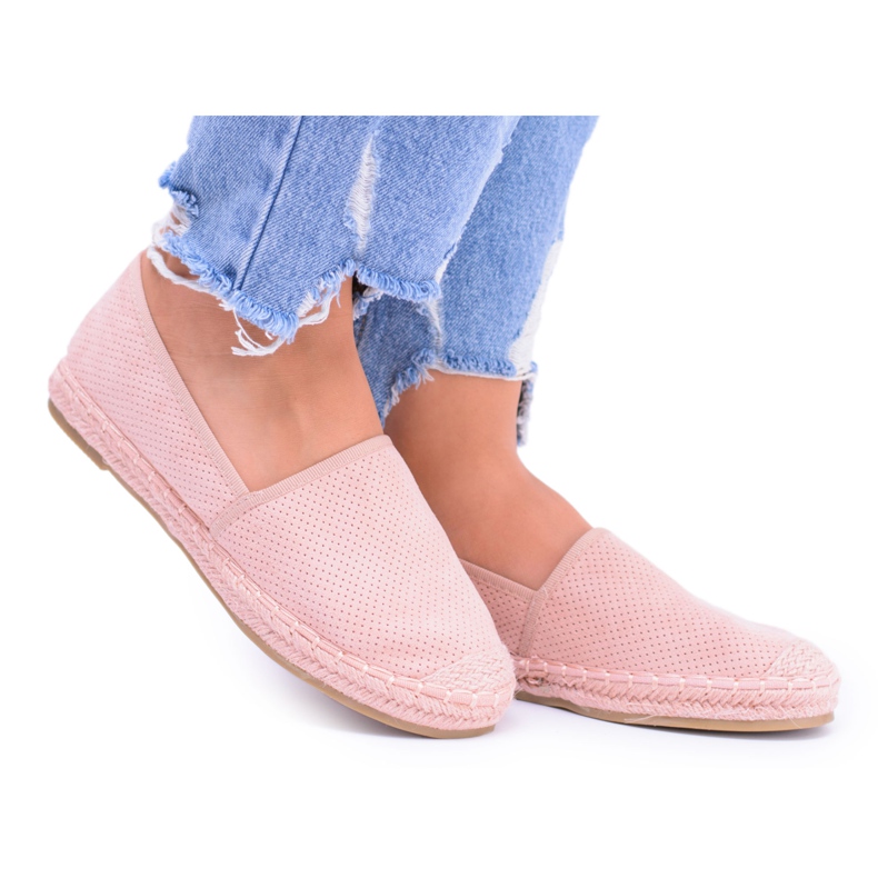 Alpargatas femininas Estelle Powder Pink rosa