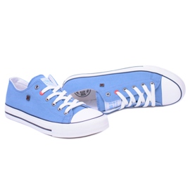 Tênis azuis masculinos Big Star Low T174108 azul