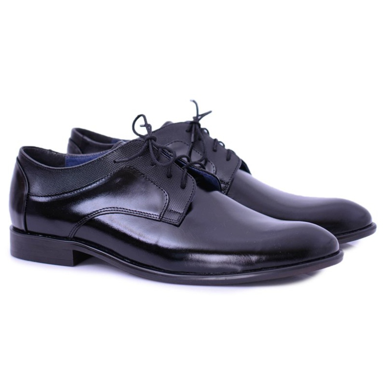 Bednarek Polish Shoes Calçados masculinos Brogues Bednarek Elegantes Sapatos Formais de Couro Preto Maksim