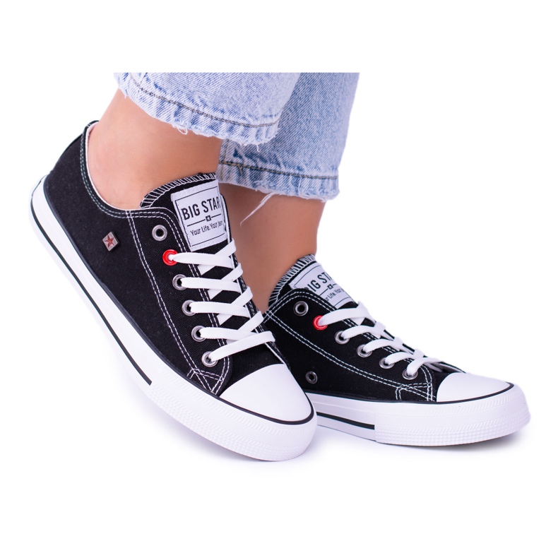 Tênis preto feminino Big Star T274023